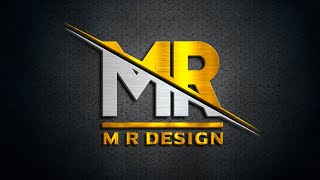 M R Logo Design On Android Phone  M R Logo In Pixellab By Shiva Graphy [upl. by Allemap277]