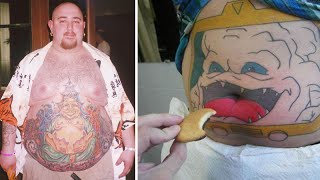 10 Awesome Gut Tattoos [upl. by Seadon115]