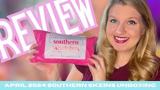 YARN REVIEW Southern Skeins April 2024 DK Weight Sock Box [upl. by Yentiw214]