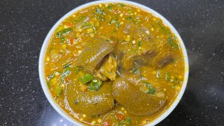 How To Make OGBONO SOUP with Goat Meat Nigerian SOUP RECIPE [upl. by Flieger]