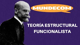 TEORÍA ESTRUCTURAL FUNCIONALISTA [upl. by Orgalim]