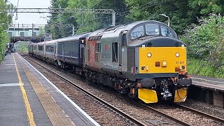 37601 175111 37218 Pass Handforth on 7W79 [upl. by Hugh]