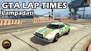 Fastest Lampadati Cars 2021  GTA 5 Best Fully Upgraded Cars Lap Time Countdown [upl. by Hyo]