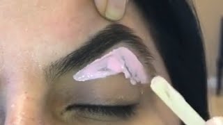 How To Do Proper EYEBROW WAXING 🤨 [upl. by Ardnaek]