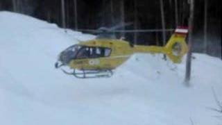 How to get a stuck helicopter out of the snow [upl. by Bernadette]