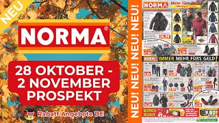 NORMA Prospekt Werbung  Prospekt Gültig von 28102024  Rabatt Angebote DE [upl. by Desiri]