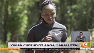 Vivian Cheruiyot anoa makali Iten [upl. by Molini]