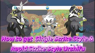 How to get Single amp Rapid Strike Urshifu in Pokemon Scarlet amp Violet [upl. by Anurb]