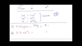 Introduction to Metric Conversions LT 11  Chemistry 11  Chapter 22 [upl. by Alyled177]