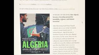 Algeria Anger of the Dispossessed Hardcover – Illustrated Jan 14 2008 [upl. by Reinert992]