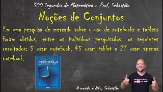 NOÇÕES DE CONJUNTOS  Em uma pesquisa de mercado sobre o uso de notebooks [upl. by Hoopes]