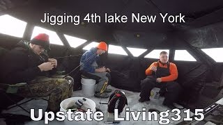 Ice Fishing The Adirondacks 4th Lake New York [upl. by Floyd204]