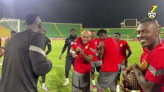 THE BLACK STARS WRAPPED UP THEIR FINAL TRAINING WITH JAMA SONG [upl. by Bottali]