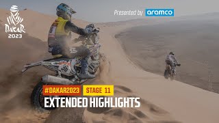 Extended highlights of Stage 11 presented by Aramco  Dakar2023 [upl. by Hanid]