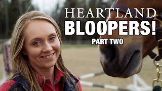 Heartland Season 11 Bloopers Part Two [upl. by Nwadrebma]