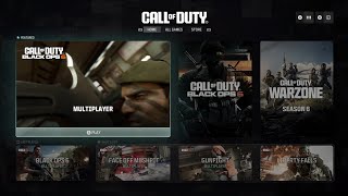 Breaking New Black Ops 6 COD HQ UI No Animated Logo Loading Screen [upl. by Gaylene]