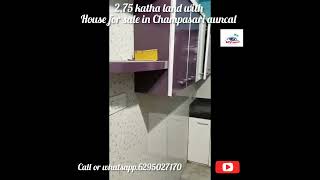 275 katha land with House for sale in Champasari auncal [upl. by Owiat]