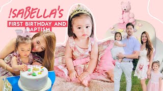 Celebrating Isabellas First Birthday and Baptism  Bangs GarciaBirchmore [upl. by Asuncion]