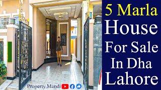 5 marla house for sale in dha lahore [upl. by Ellevehs]