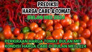 Prediksi harga cabai dan tomat bulan Mei 2024 [upl. by Fritts]