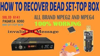 HOW TO RECOVER DEAD SETTOP BOXHD [upl. by Emerson253]