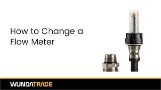 How to change a flow meter [upl. by Tlok257]