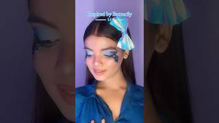 Emoji makeup series 📌 part1  Makeup inspired by BUTTERFLY 🦋😱  youtubeshorts challenge viral [upl. by Armand]