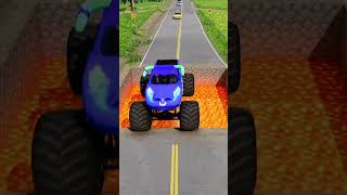 Car vs volcano music shortvideo shorts gaming [upl. by Niad]