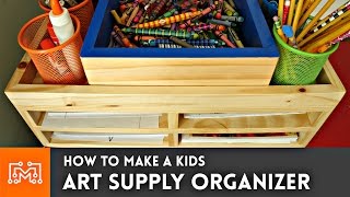 How to make an art supply organizer  Woodworking  I Like To Make Stuff [upl. by Myles972]