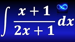 Integral de una división de binomios mediante un truco algebraico [upl. by Eugenio]