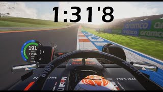 COTA Max Verstappen Pole lap  2024 SQ3 onboard with Telemetry  Assetto Corsa 2K HD [upl. by Nottap]