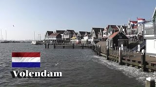 HOLLAND Volendam village De Dijk amp harbour [upl. by Baras]