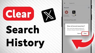 How to Clear Search History on X Twitter Updated [upl. by Llednew358]