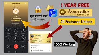 😱100 Working  How to get Truecaller Premium Membership Free🔥 Truecaller Premium Gold Pack Free [upl. by Faulkner]