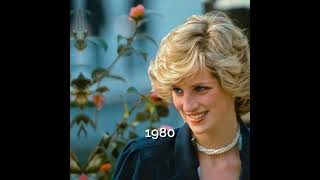 Princess Diana through the years or decades britishroyalfamily ladydianaspencer [upl. by Parthena]