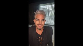 Adam Lambert LIVE IGtalk Vincints new single Another Lover ft AdamAdam talks new musicMay 17 [upl. by Leavy721]