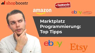 Online Marktplatz programmieren 10 Tipps welche man bei der Programmierung beachten muss [upl. by Onibas]