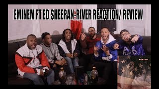 EMINEM FT ED SHEERANRIVER REACTION REVIEW [upl. by Anitnerolf136]