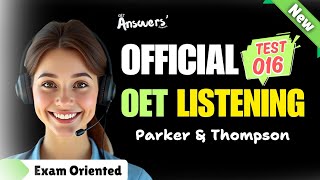 OET LISTENING TEST 14092024 oet oetexam oetnursing oetlisteningtest [upl. by Mota171]