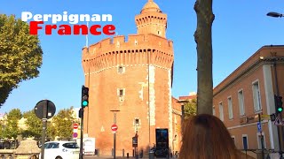 Perpignan France Tourist Spots Walking Tour Oct 2021 Part Two [upl. by Holmann]