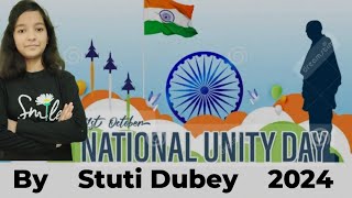 National Unity Day Sardar Vallabhbhai Patel Special Video by Stuti Dubey [upl. by Ebeneser512]