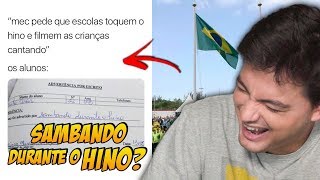 RESPOSTAS DE PROVAS MAIS ENGRAÇADAS  HINO NACIONAL 10 [upl. by Enirehtacyram]