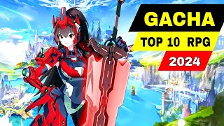 TOP 10 NEW best GACHA Games for android iOS 2024 [upl. by Korff]