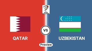 Qatar vs Uzbekistan 🔴Live Match Today⚽🎬 [upl. by Akiras]