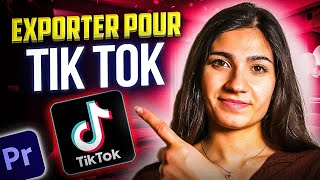 Comment exporter FACILEMENT une vidéo Adobe Première pour Tiktok [upl. by Ennairam]