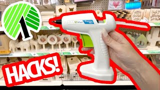 25 Hot Glue HACKS you NEVER thought of Dollar Tree 2023 [upl. by Jarad]