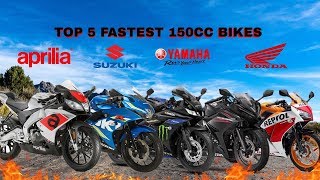 Top 5 Fastest 150cc Motorcycles 2020 [upl. by Korie]