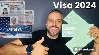 VISA AMERICANA 2024 renovación  primera vez y costos 2024 visa 2024 visaamericana precios y más [upl. by Lilybel99]