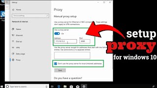 How To Setup Free Proxy Server For Windows 10 [upl. by Arlene]