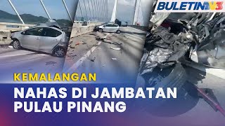 KEMALANGAN  Trafik Jambatan Kedua Pulau Pinang Sesak [upl. by Eartnoed]